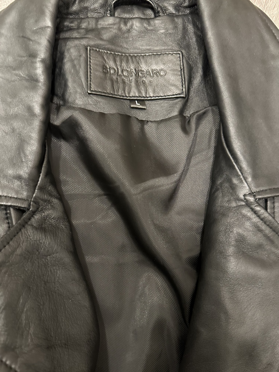 Bolongaro Trevor Rayland Leather Biker Jacket - photo 3