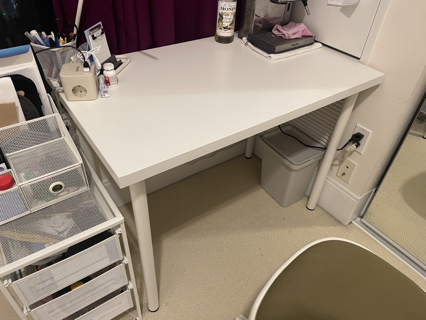 IKEA LINNMON/ADILS Desk, White