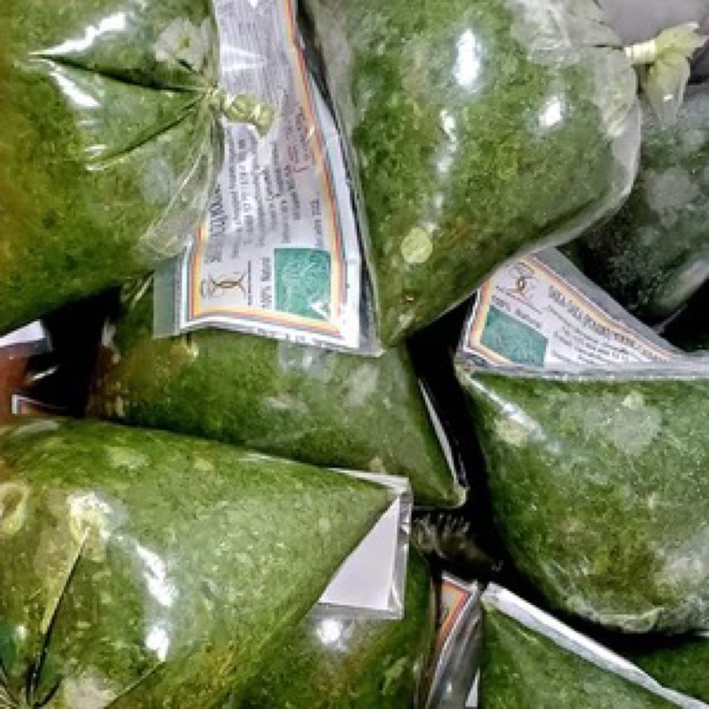 Frozen Cassava Leaves