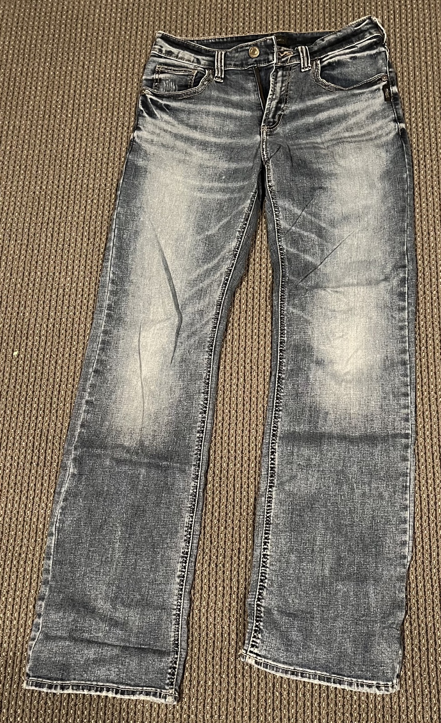 Silver Western Glove Works Jeans