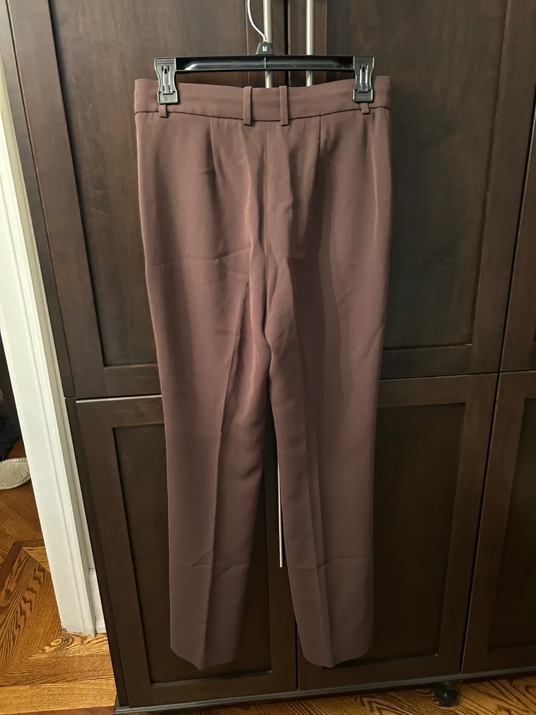 Babaton Brown Straight Leg Pants Size 6 image indicator(4)