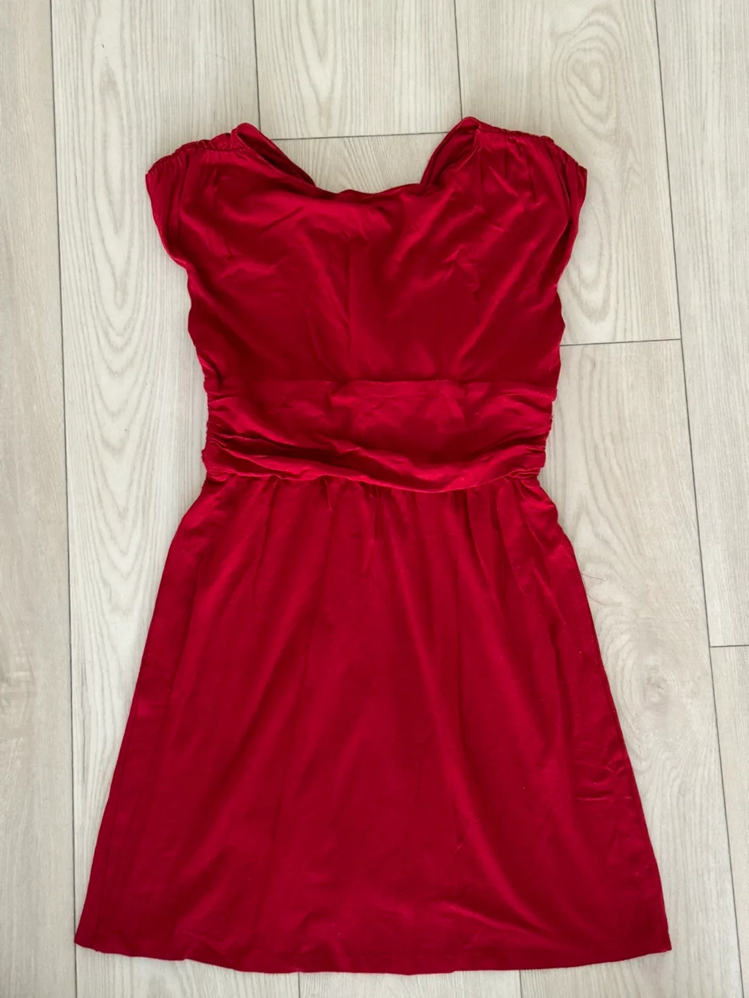 Red Y2K knotted dress top size small image indicator(2)