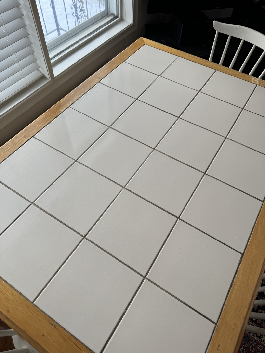 Tiled Kitchen Table and 4 Chairs - photo 5