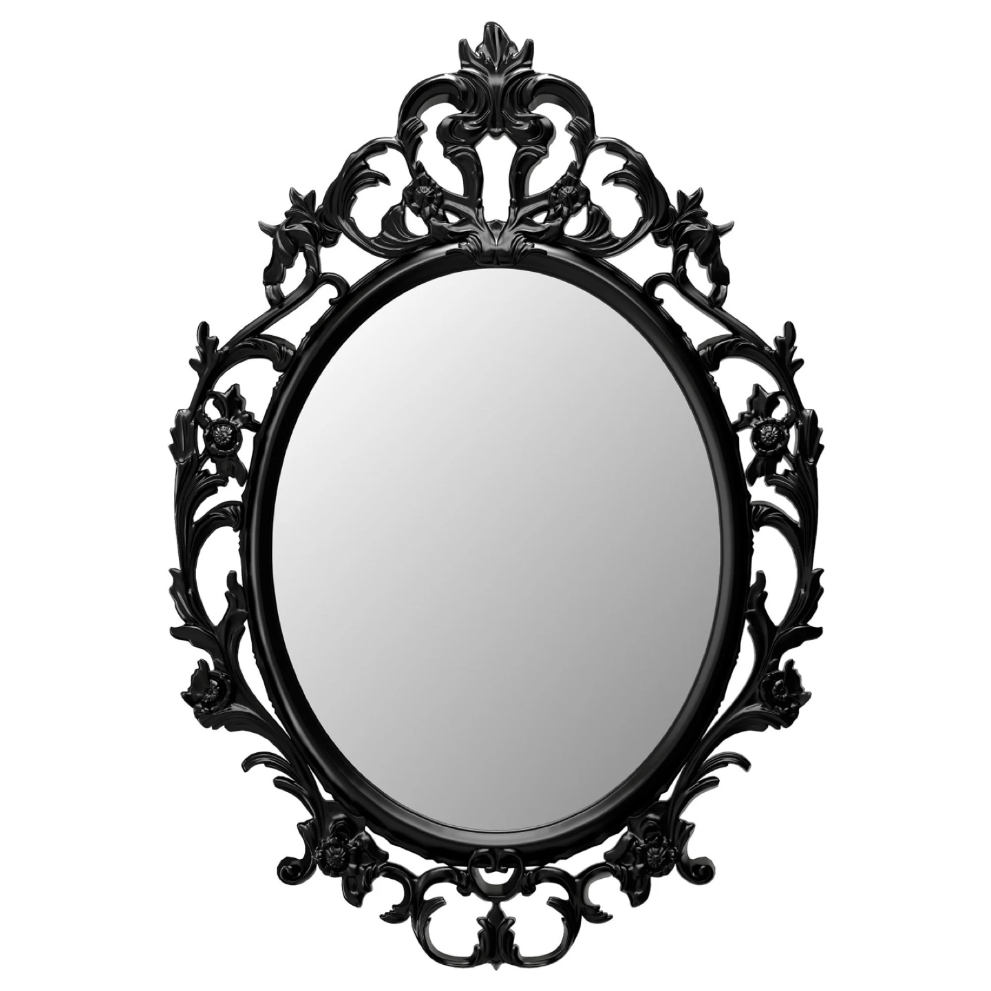 IKEA Ornate Black Mirror