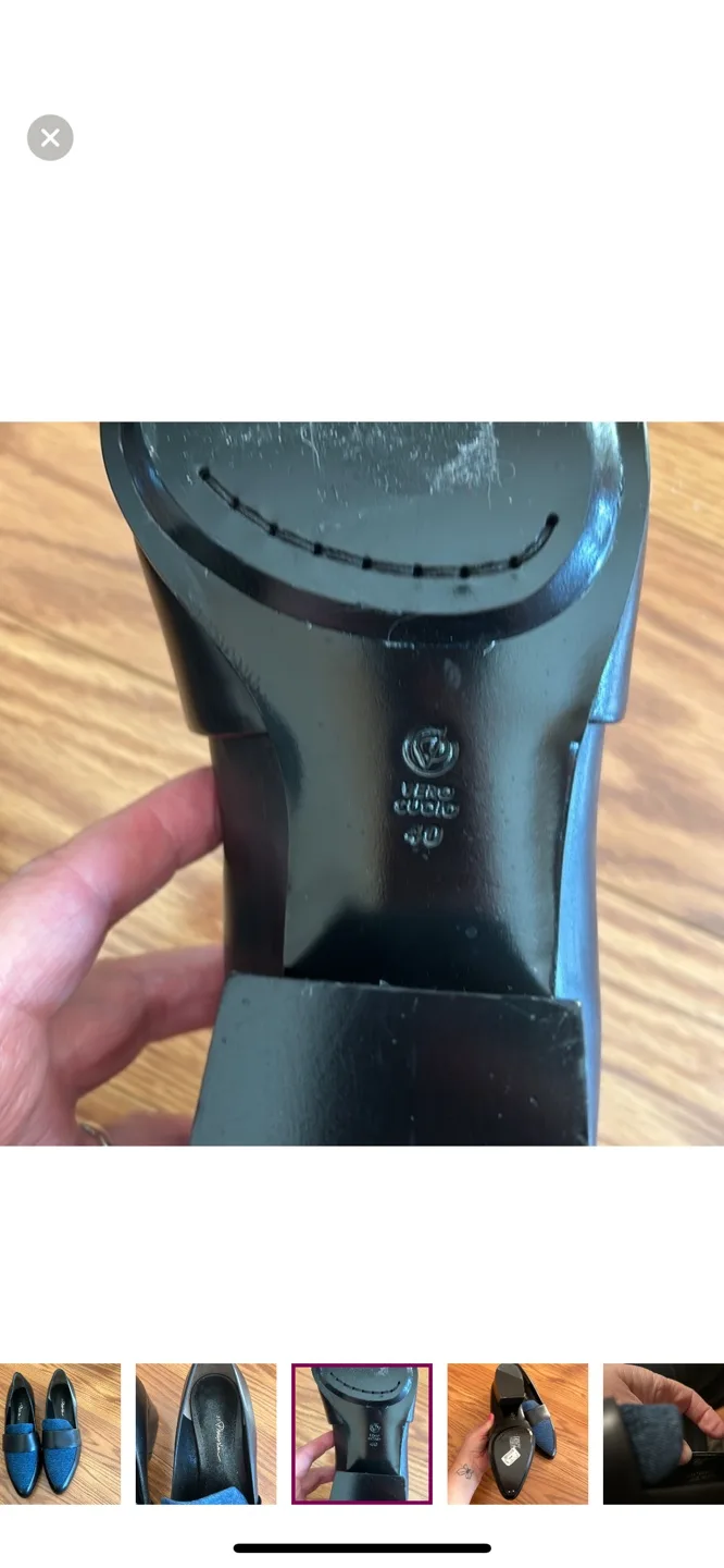 Phillip Lim Blue and Black Loafers image indicator(3)