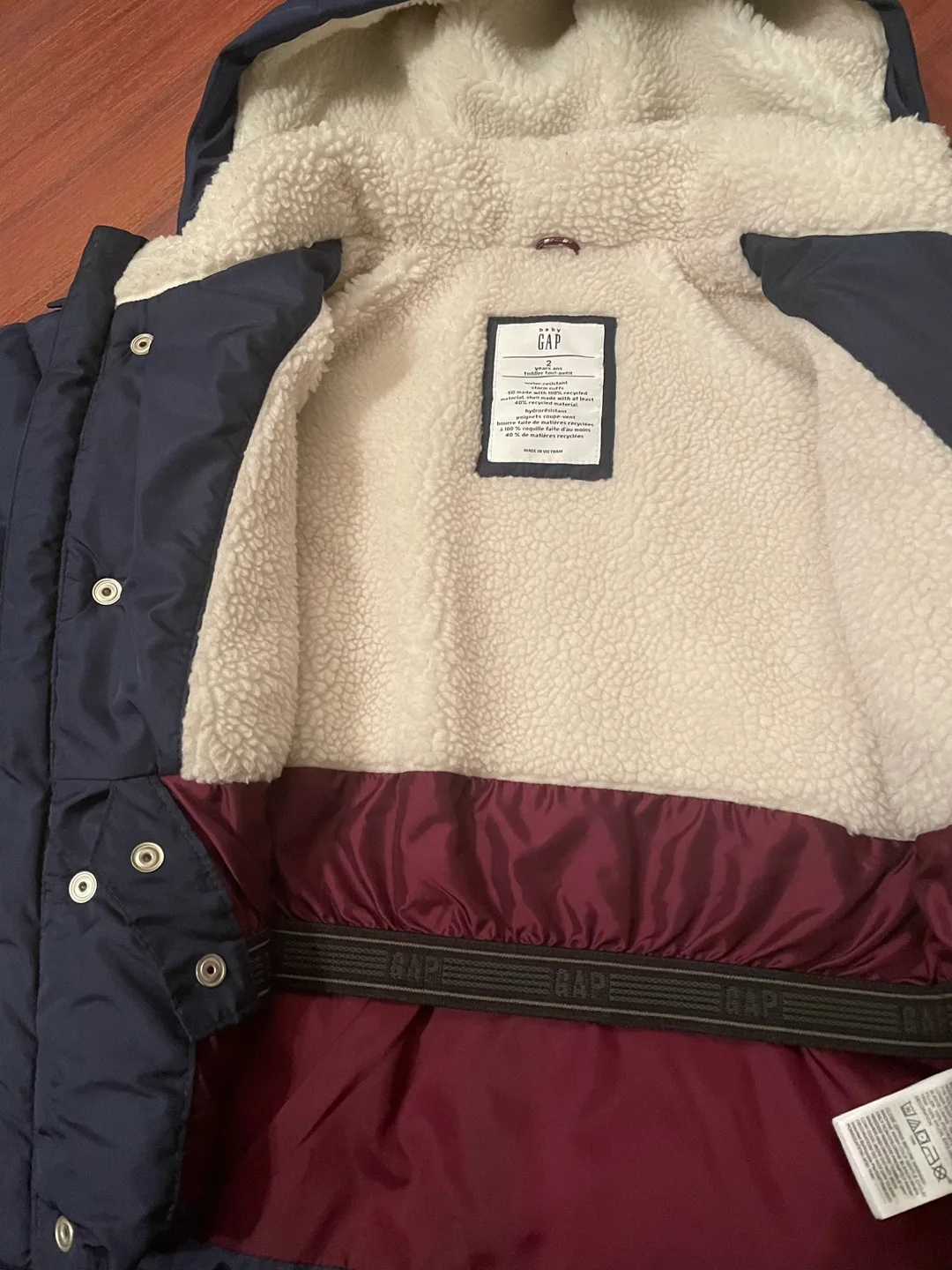 Baby Gap Winter Coat 2T image indicator(3)