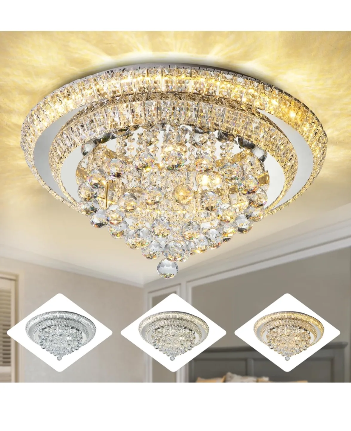 Brand New Crystal Chandelier thumbnail