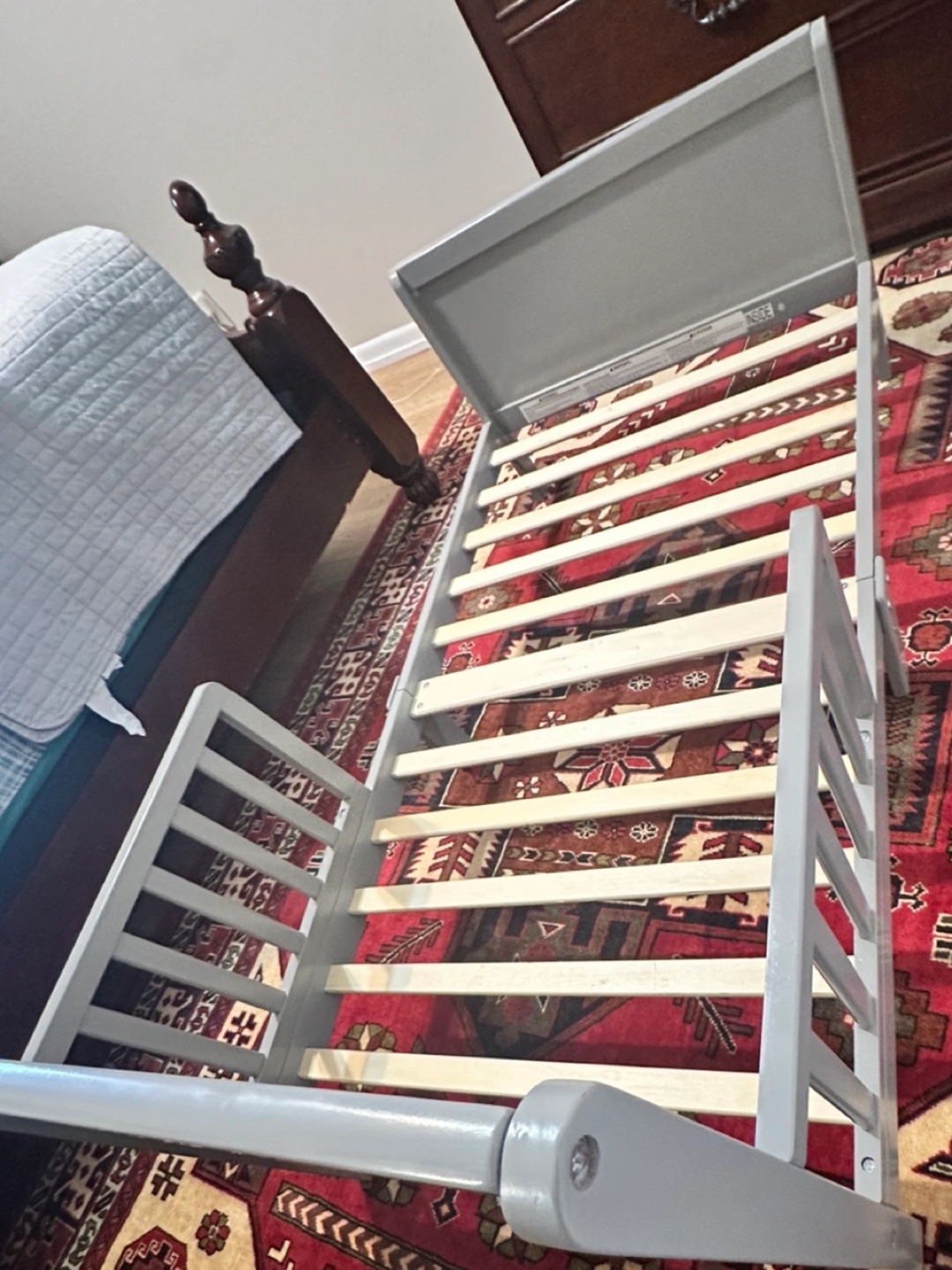 Toddler Bed with Rails
