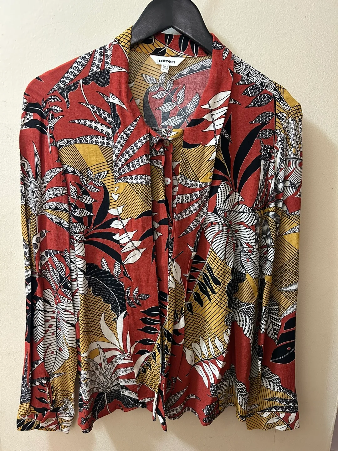 Koton Floral Long Sleeve Blouse 42 image indicator(2)