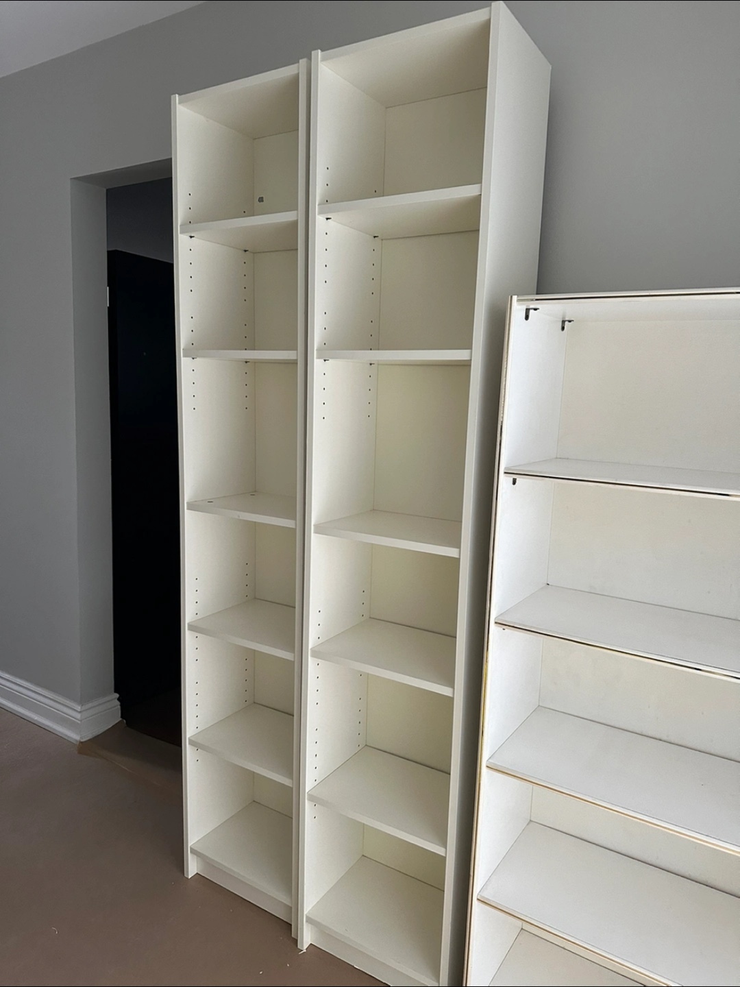 IKEA BILLY Bookcase - White - Set of 2 - photo 2