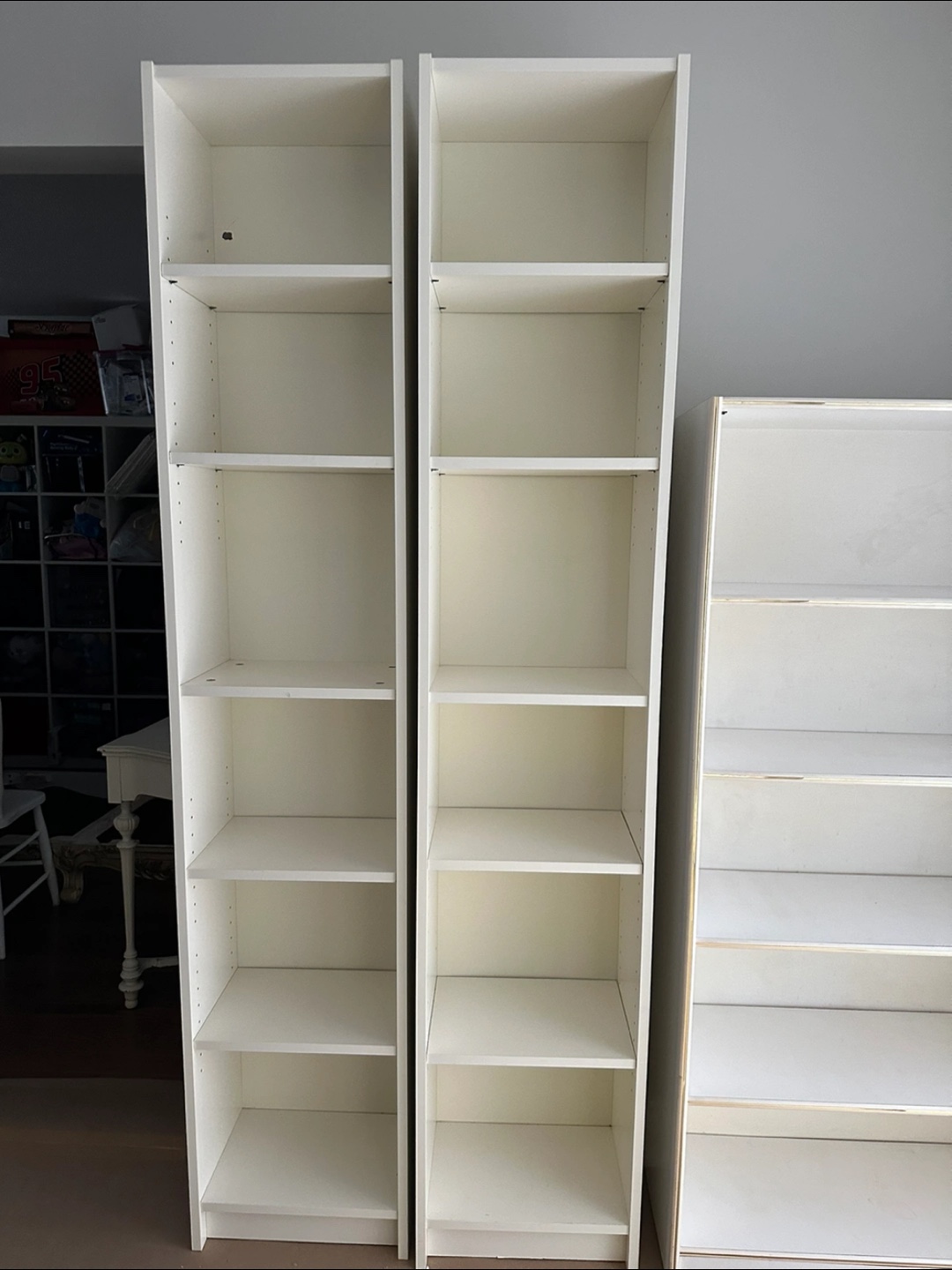 IKEA BILLY Bookcase - White - Set of 2 - photo 3