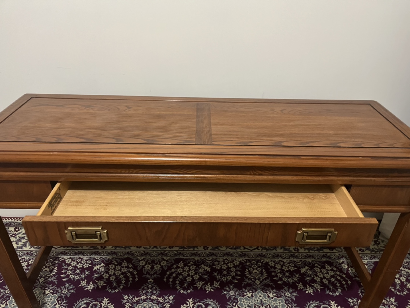 Solid Wood Console Table - photo 3