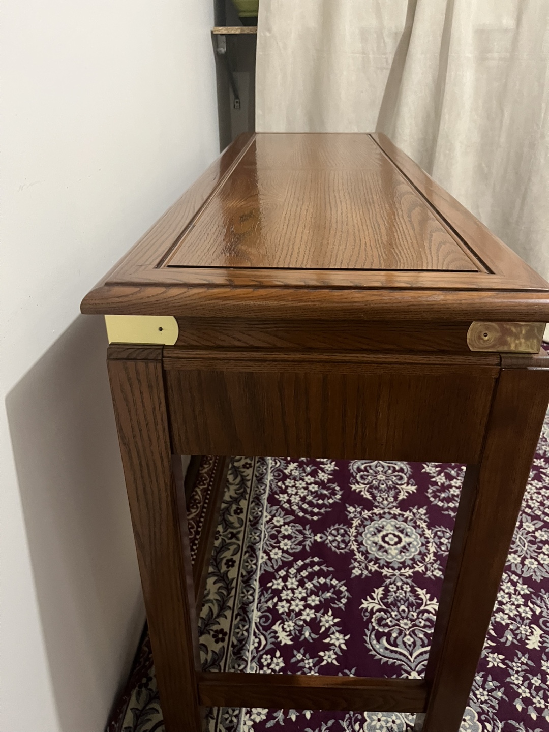 Solid Wood Console Table - photo 2