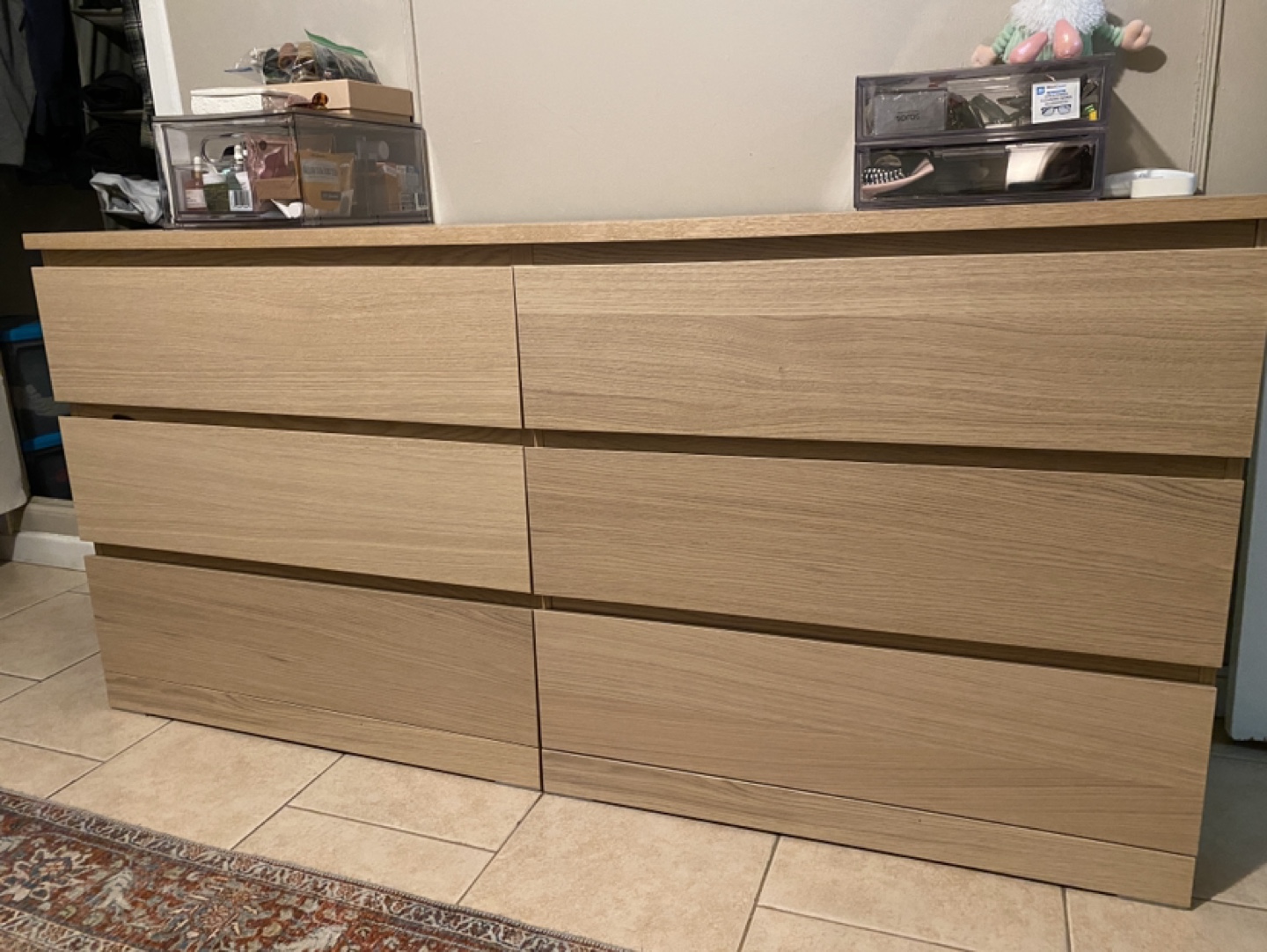 IKEA | MALM 6-Drawer Dresser | white stained/oak - photo 2