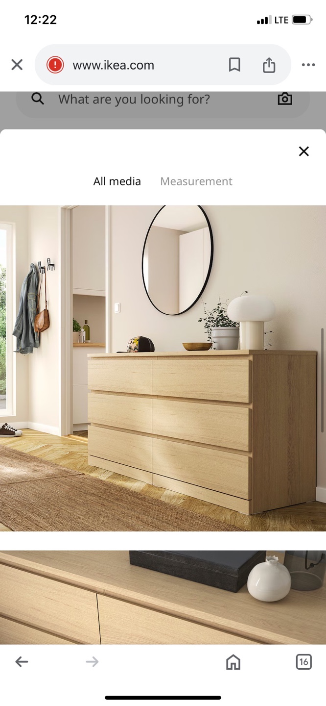 IKEA | MALM 6-Drawer Dresser | white stained/oak - photo 4
