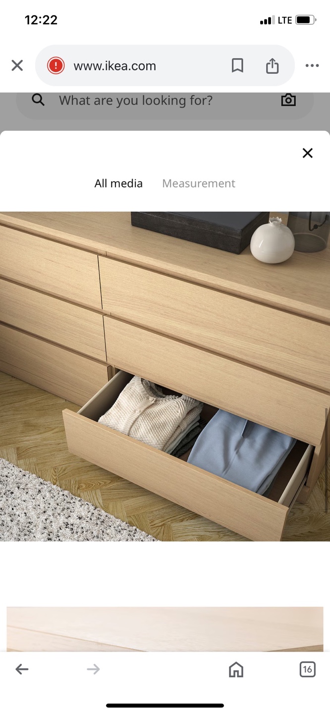 IKEA | MALM 6-Drawer Dresser | white stained/oak - photo 3