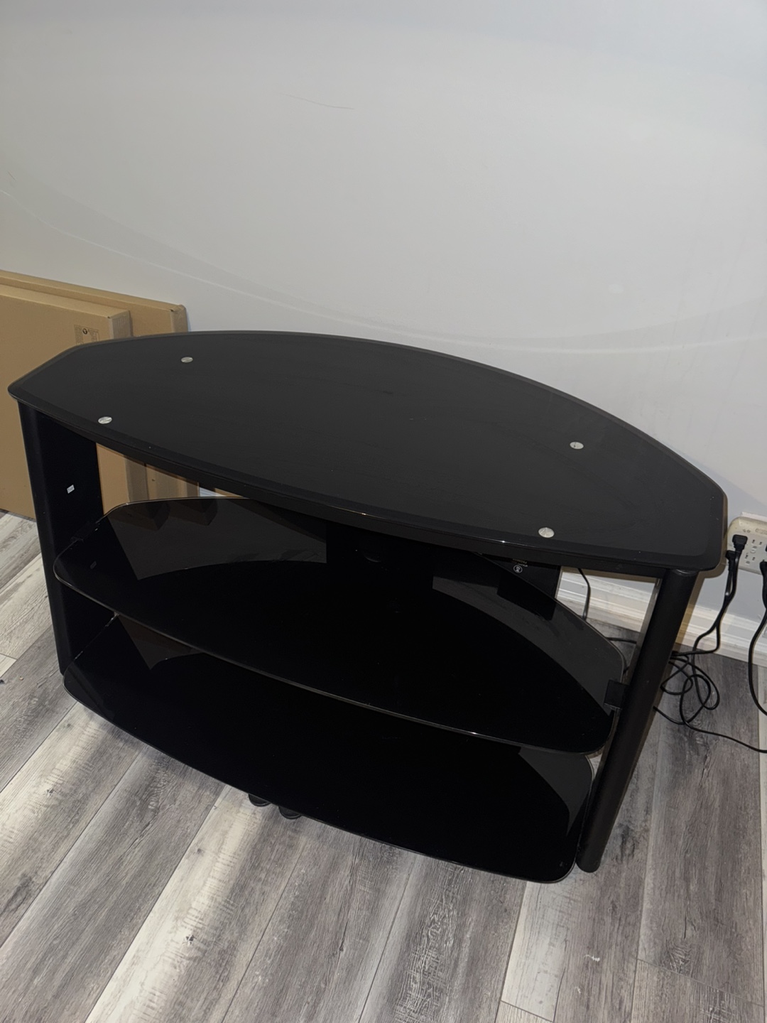 Glass TV Stand