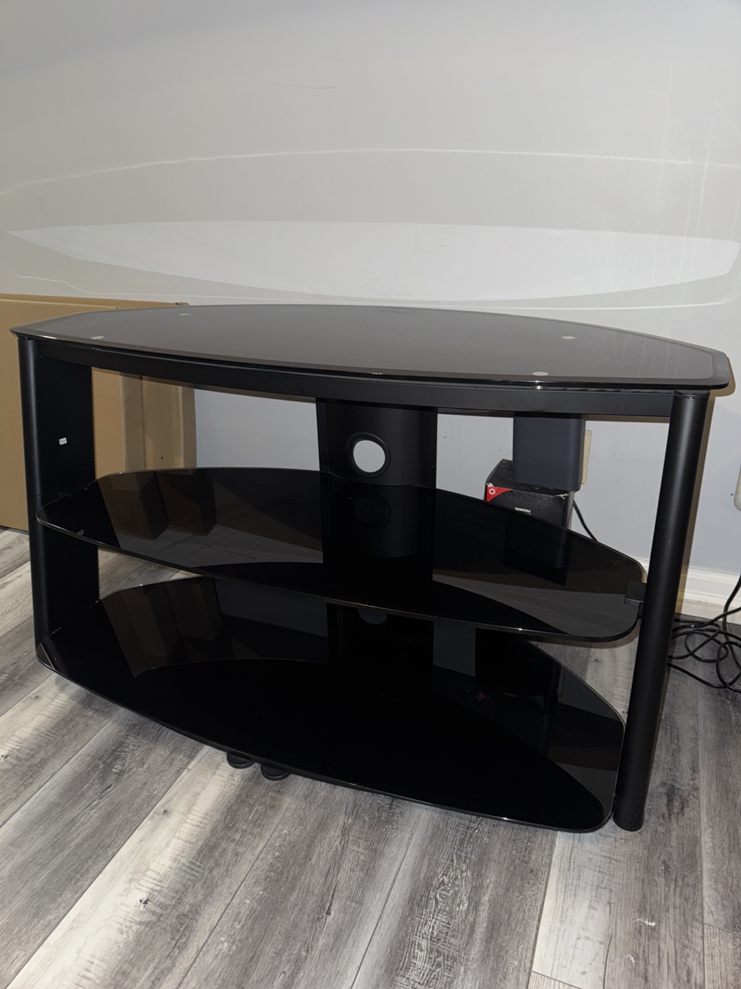 Glass TV Stand - photo 2