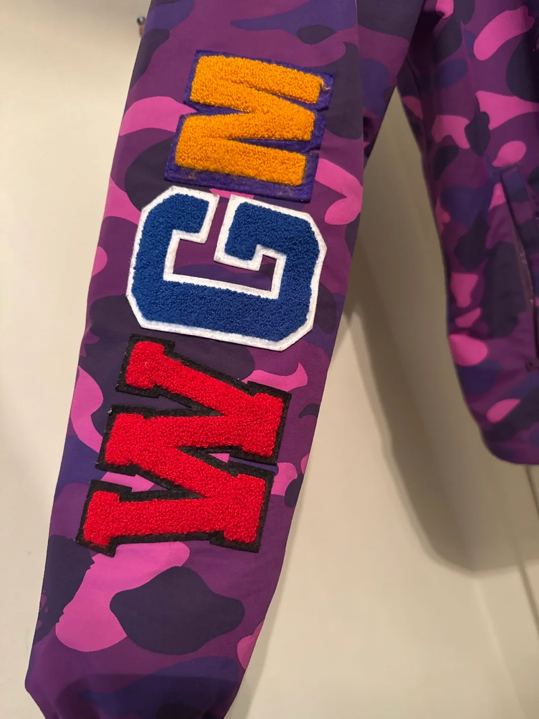 A Bathing Ape Purple Camo Jacket image indicator(4)