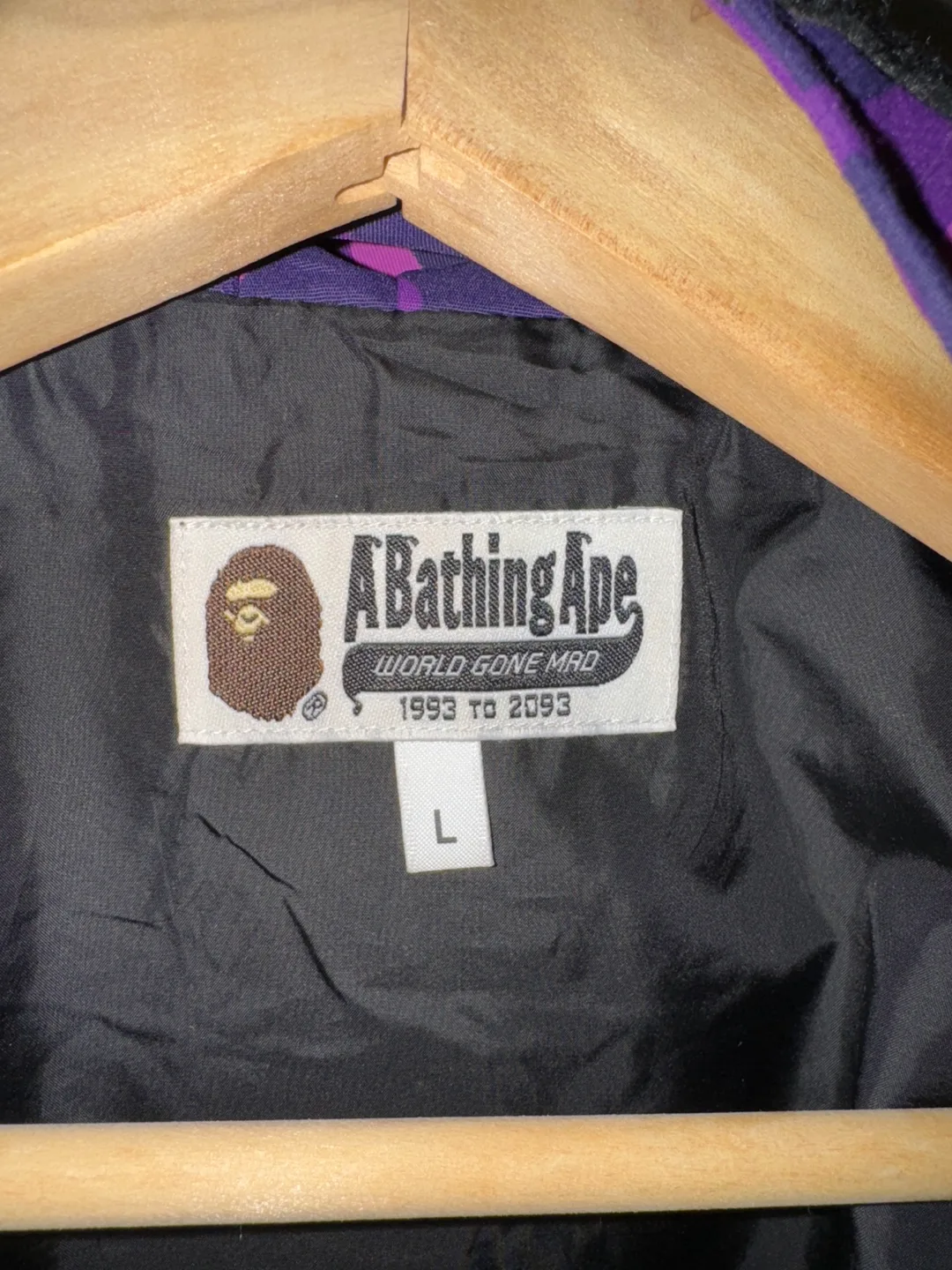 A Bathing Ape Purple Camo Jacket image indicator(2)