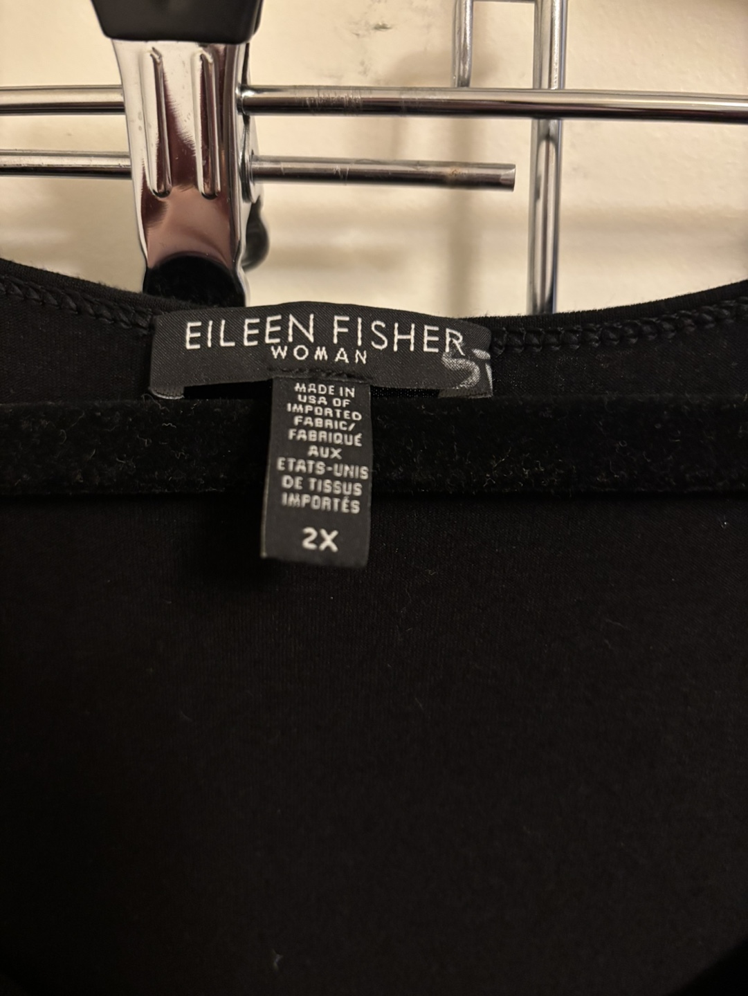 Eileen Fisher Black Maxi Dress Size 2X