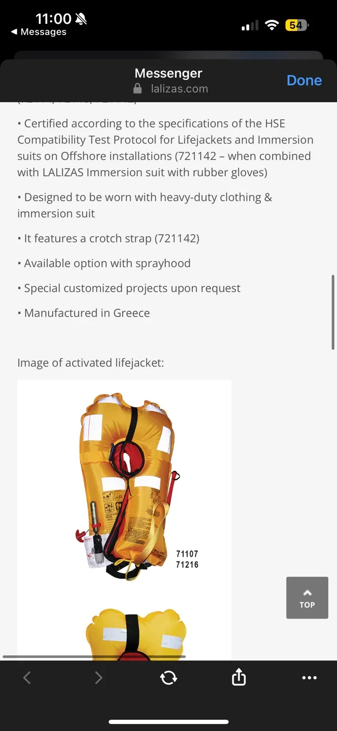 Lamda Inflatable Lifejacket SOLAS image indicator(6)