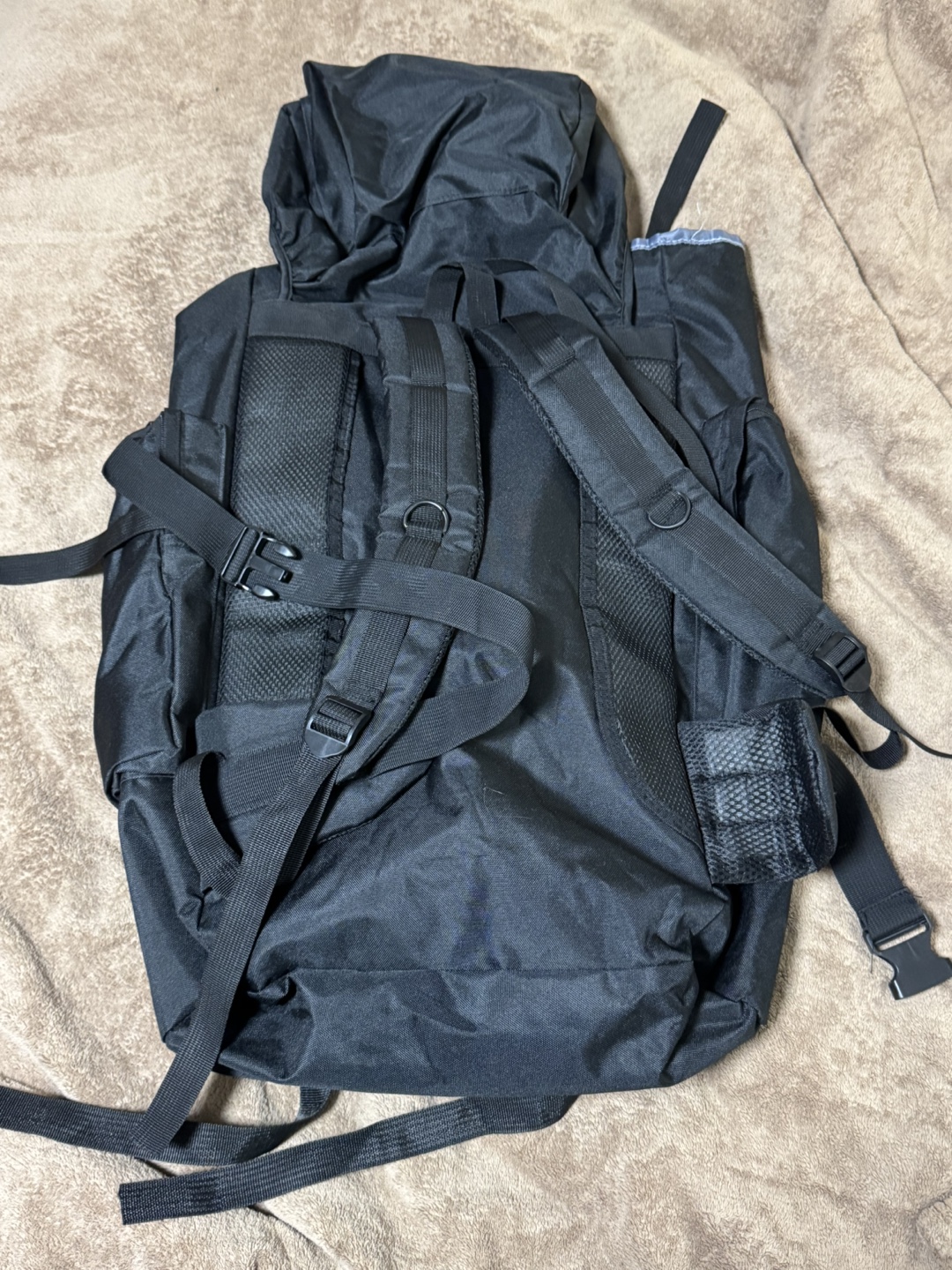 Large Black Hiking Backpack