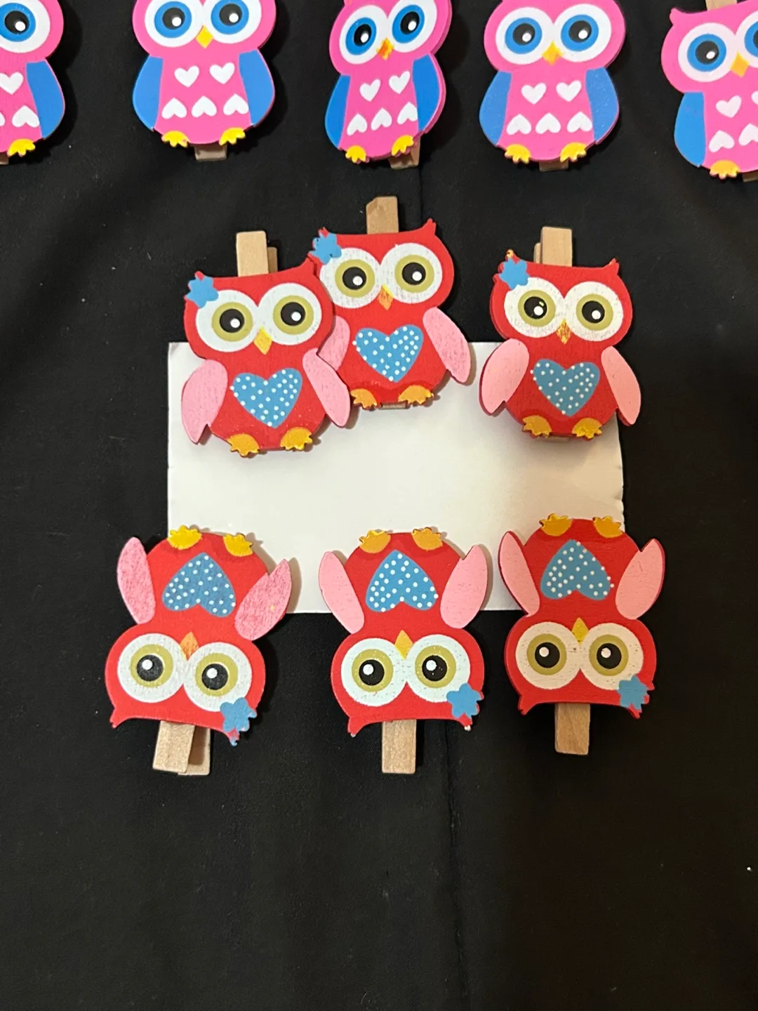 Owl Shaped Clothespins image indicator(2)