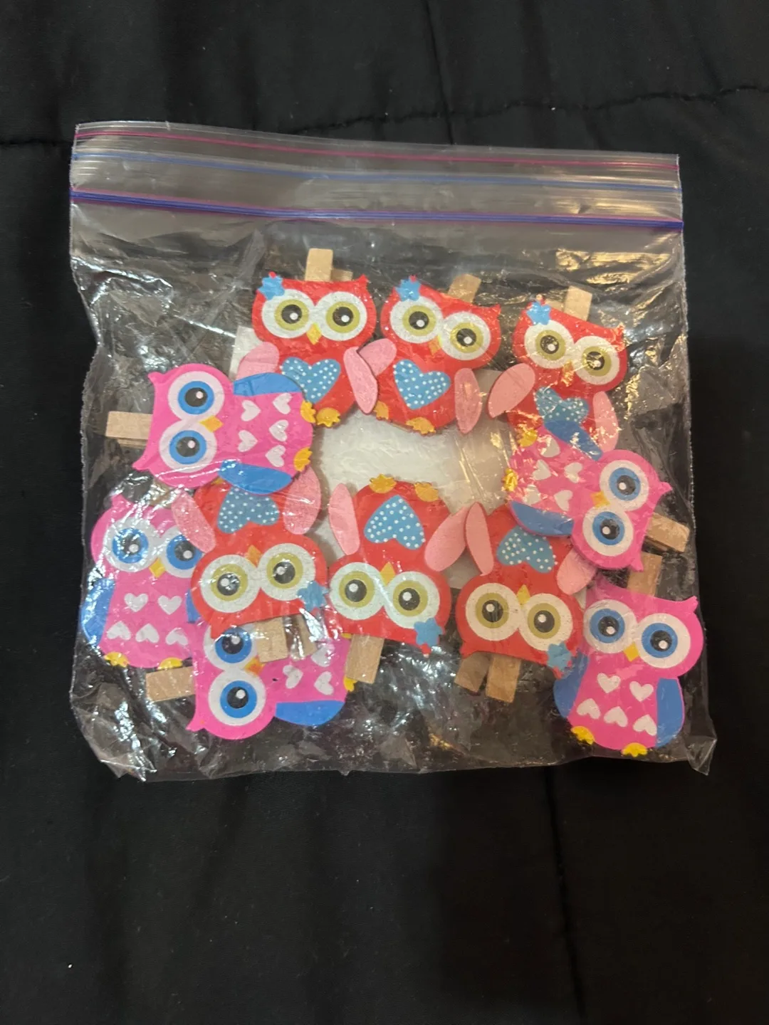 Owl Shaped Clothespins image indicator(3)