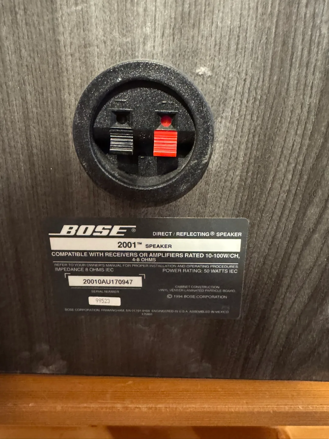 Bose 2001 Speakers image indicator(3)