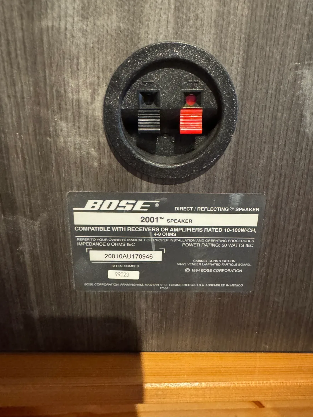 Bose 2001 Speakers image indicator(4)