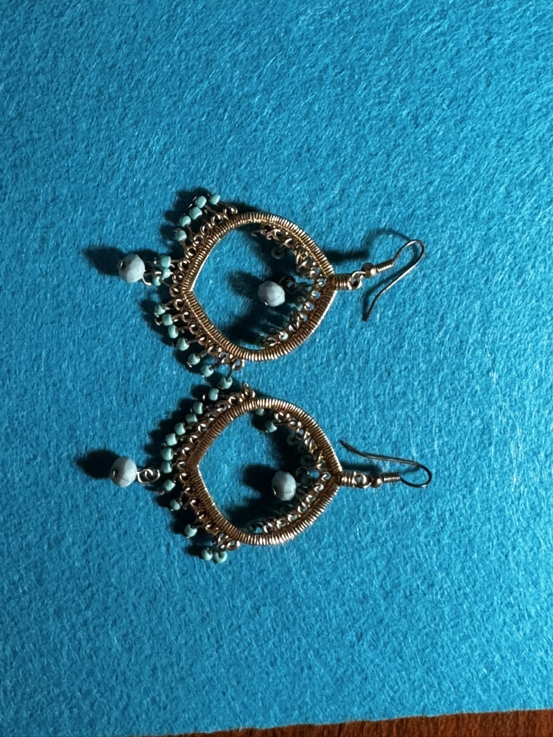 Beaded Dangle Earrings - photo 4
