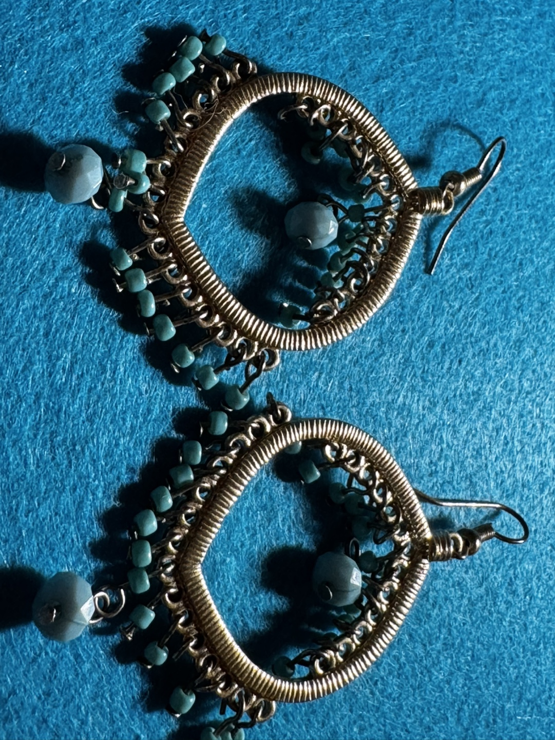 Beaded Dangle Earrings - photo 2