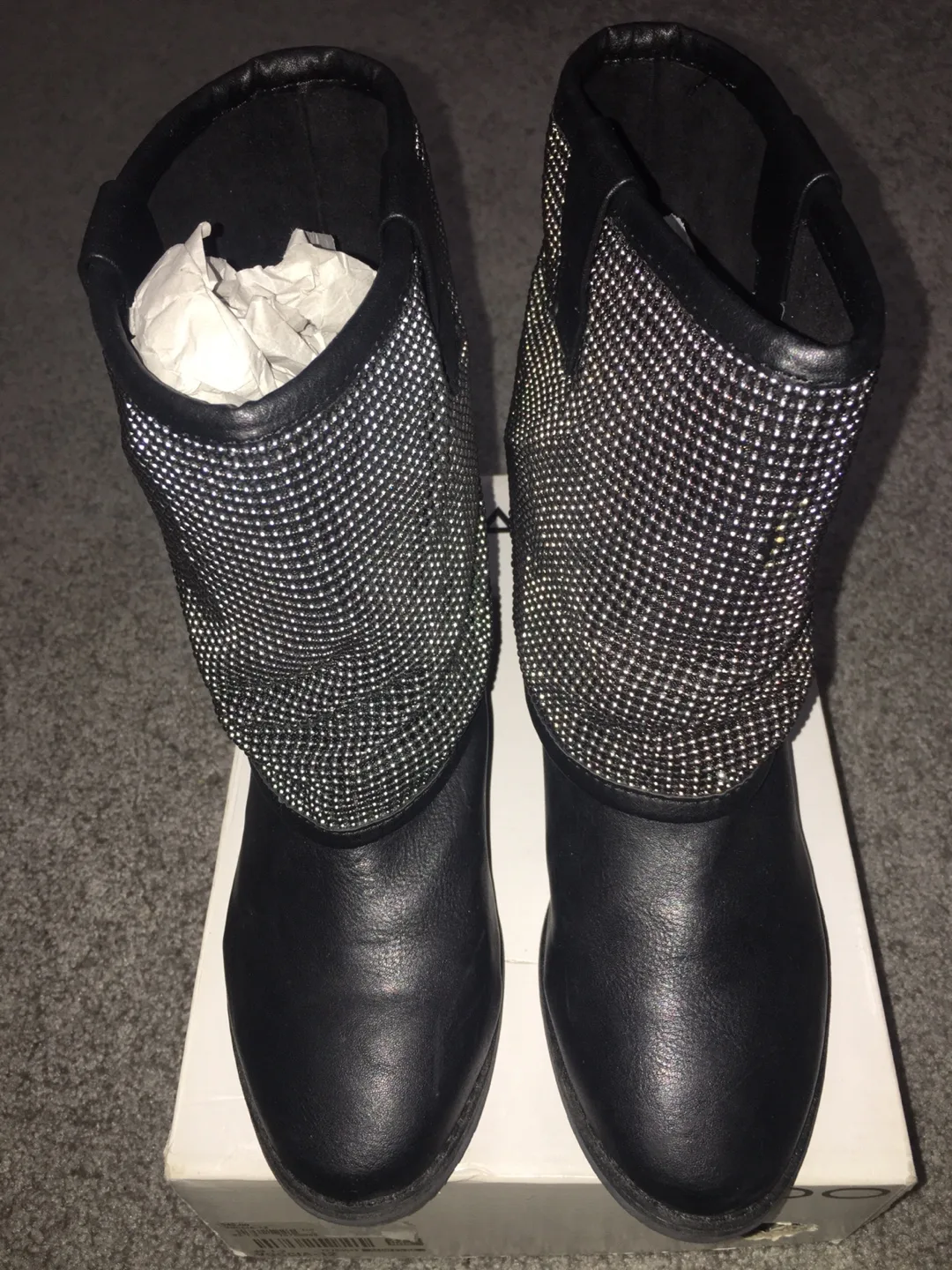 Black Rhinestone Cowboy Boots image indicator(3)