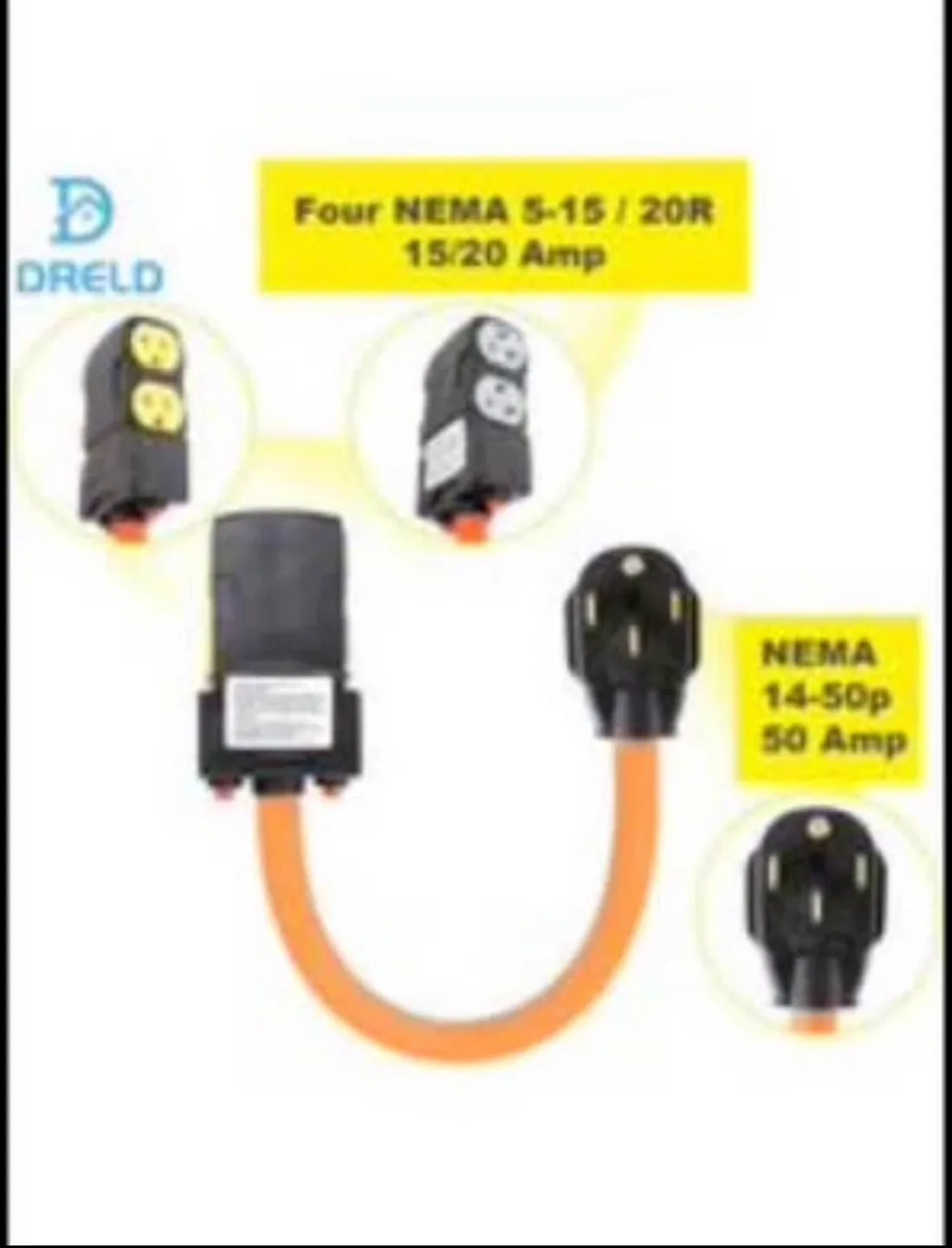 4-Prong 220-Volt Plug to 120-Volt 15/20Amp image indicator(3)