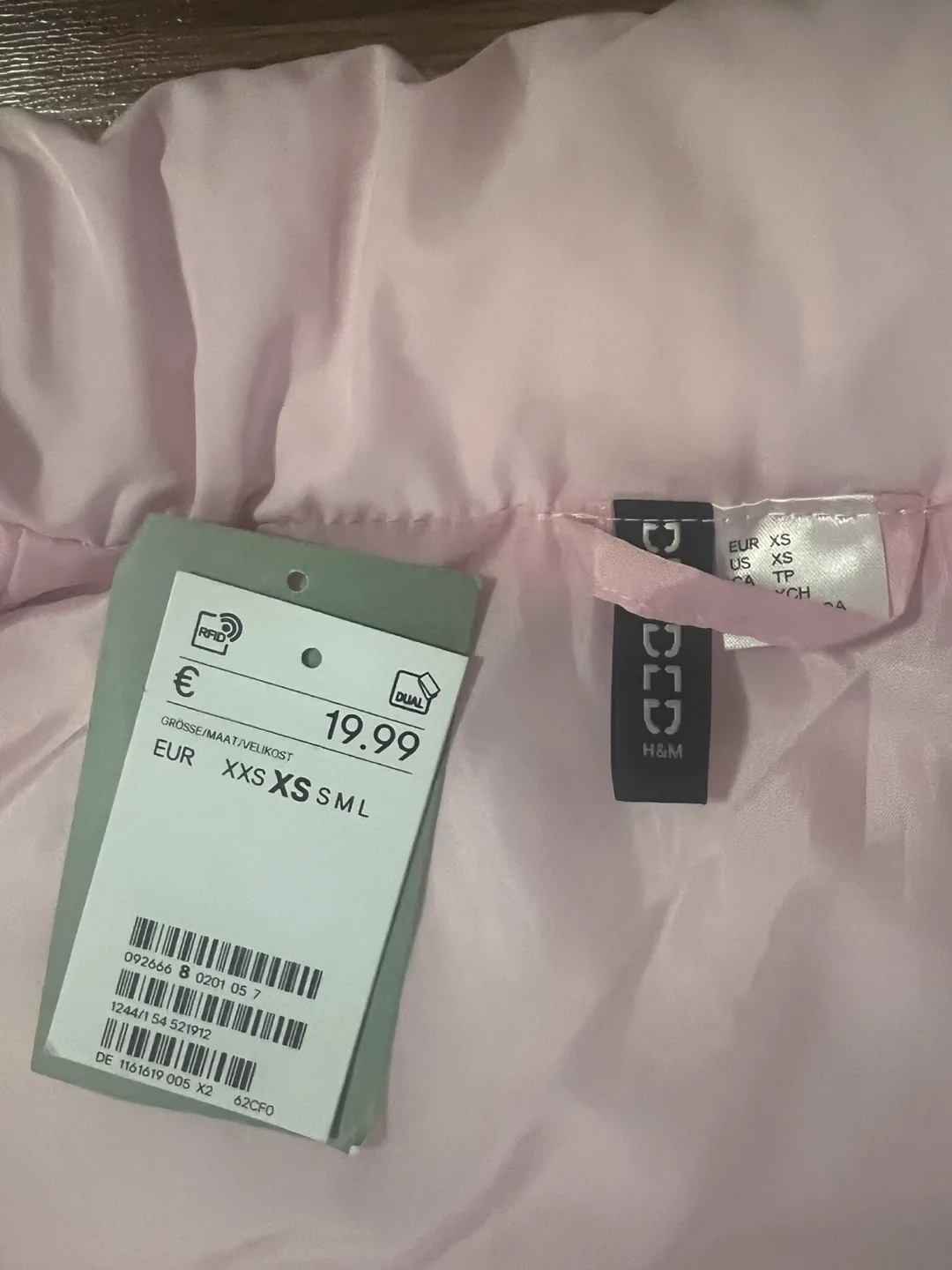 NWT Pink Puffer Vest Size XS image indicator(3)