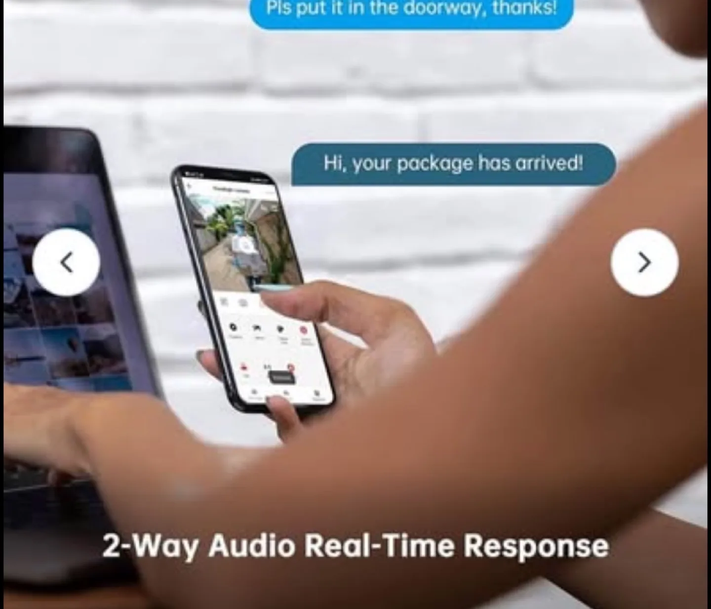 Smart Security Camera with Floodlights image indicator(3)