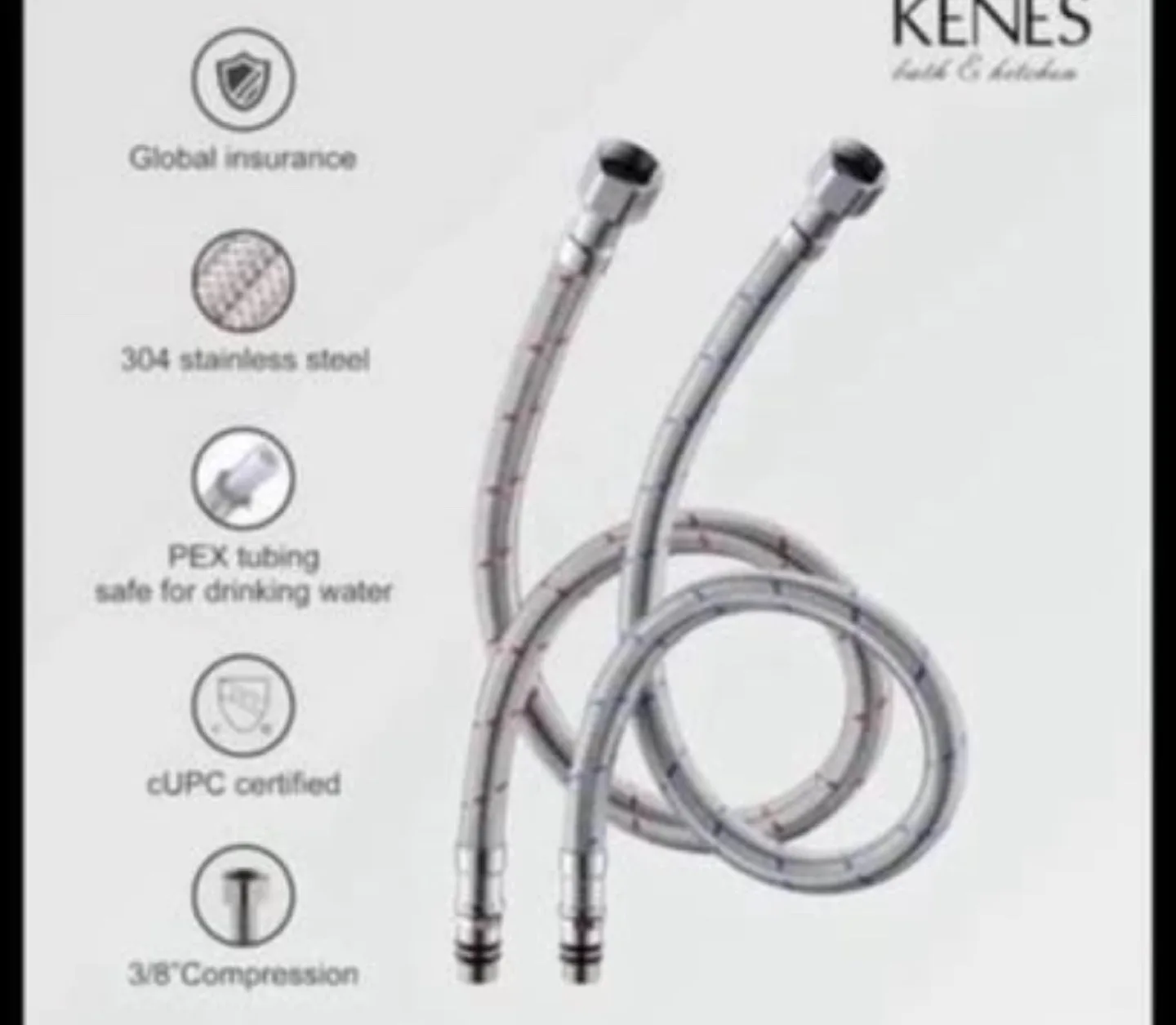 KENES Single Handle Bathroom Faucet image indicator(5)
