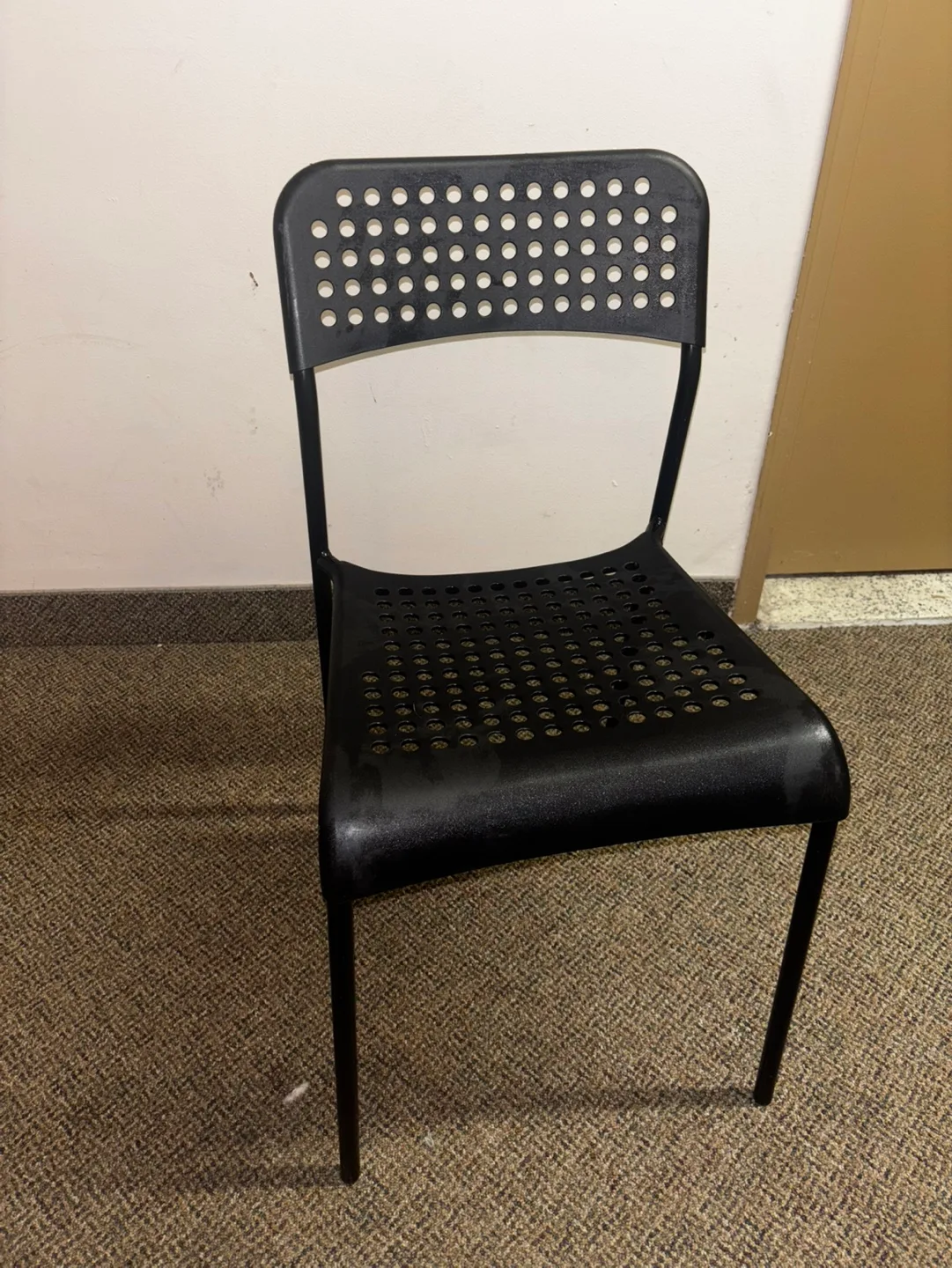 Black Plastic Chair thumbnail