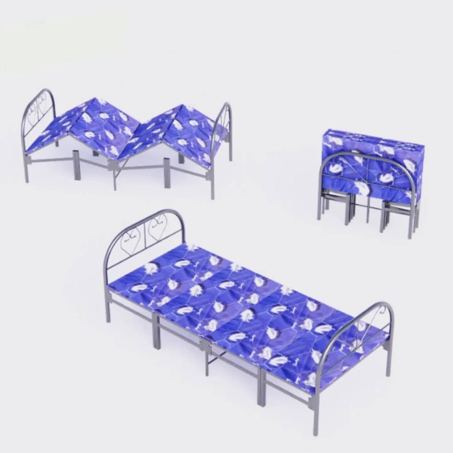 Folding Metal Bed image indicator(6)