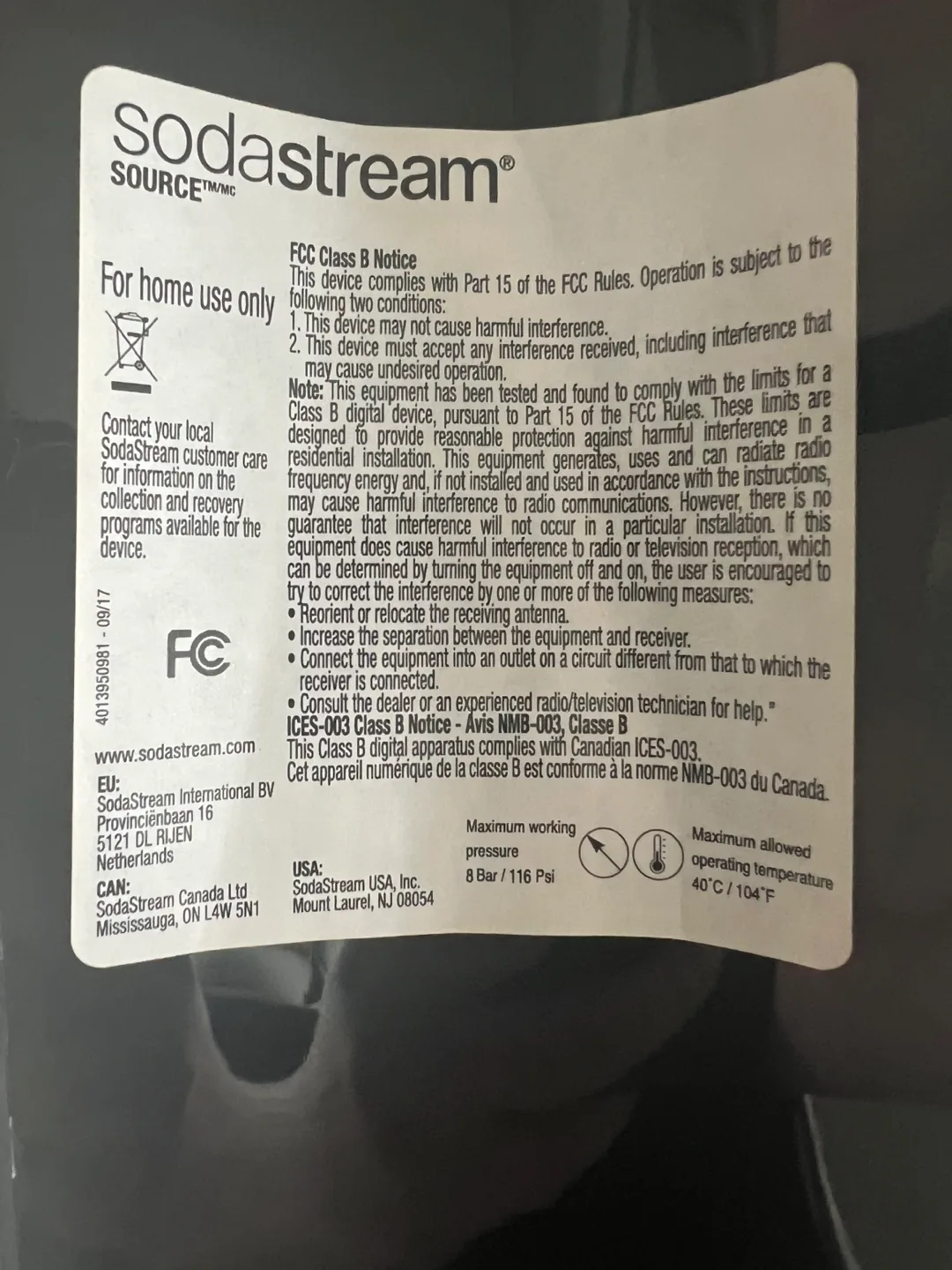 SodaStream Sparkling Water Maker image indicator(2)