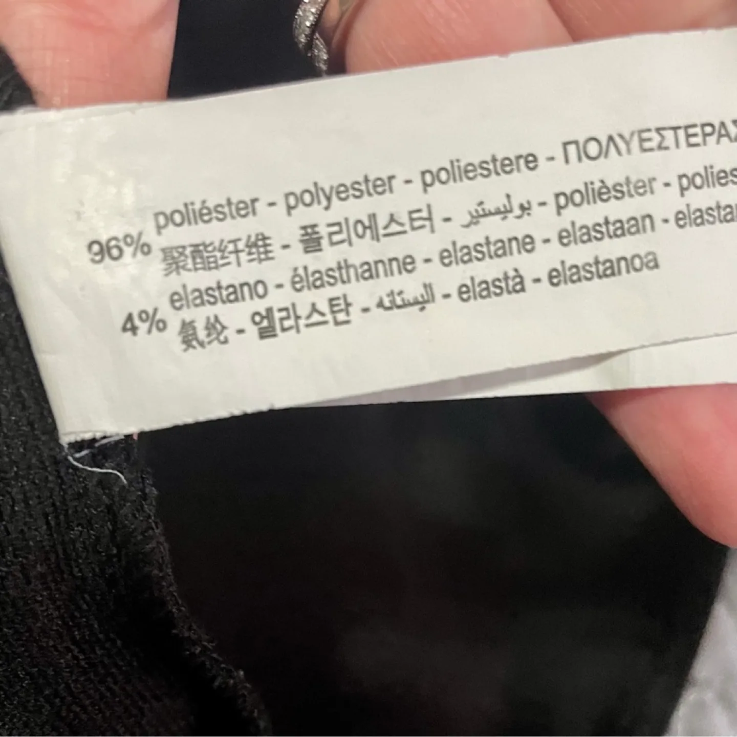 Zara High Neck Long Sleeve Black Bodysuit image indicator(10)