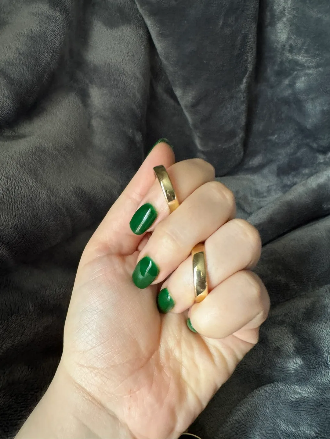 Two Golden toned Rings thumbnail