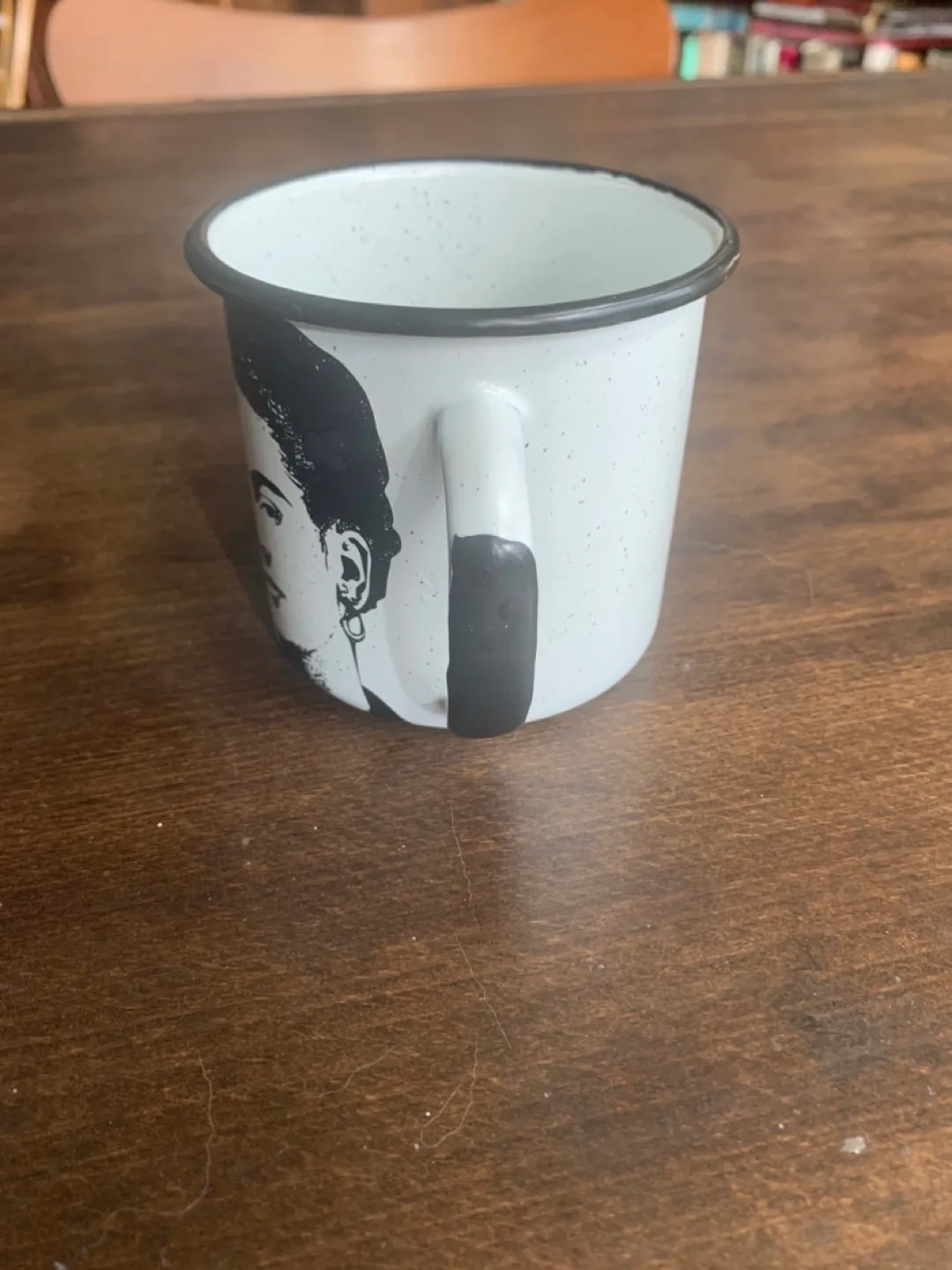 Handcrafted enamel Frida Khalo mug image indicator(2)