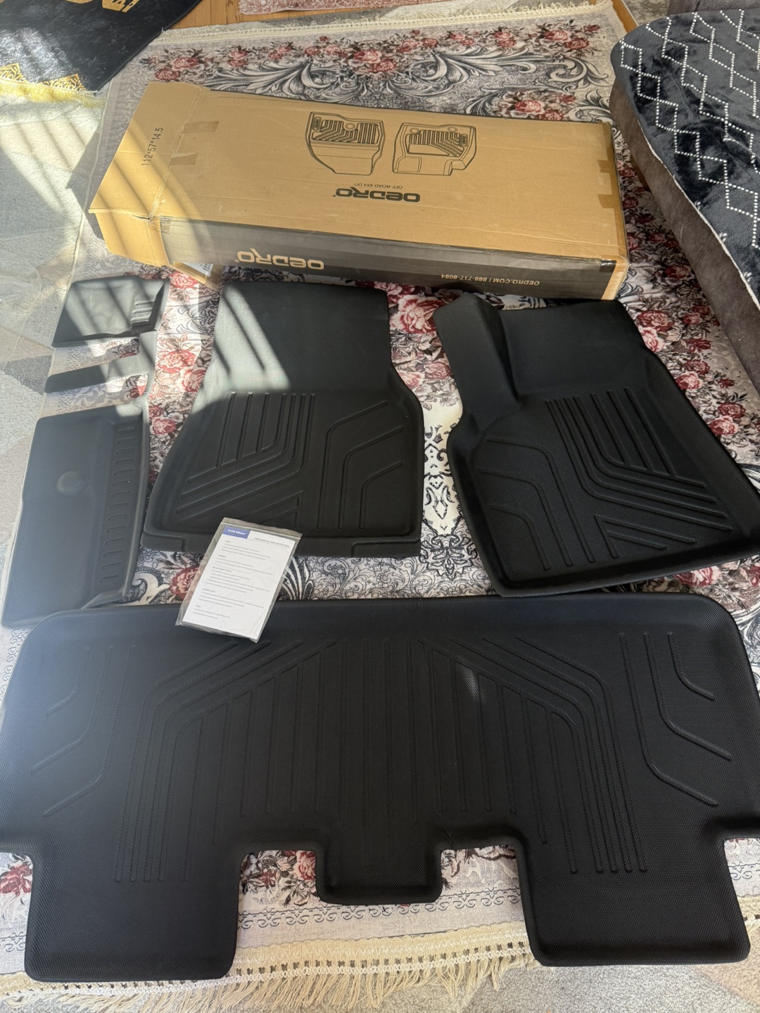 Tesla Model Y 7-Seat All-Weather Floor Mats - photo 3