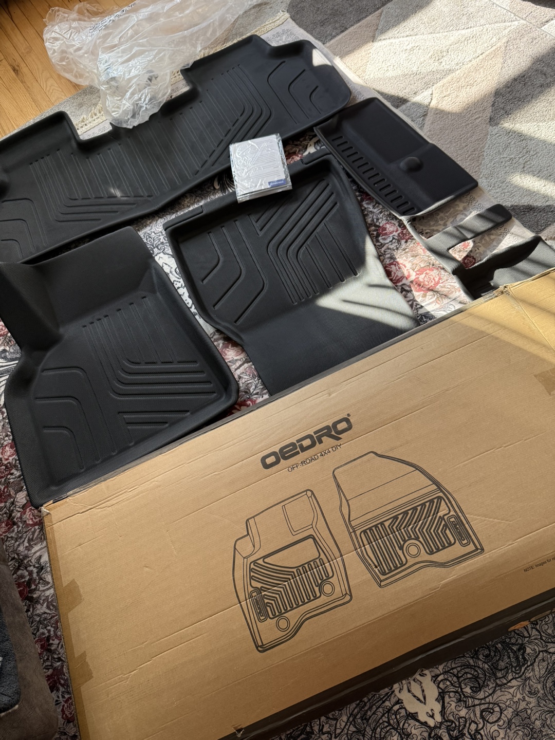 Tesla Model Y 7-Seat All-Weather Floor Mats