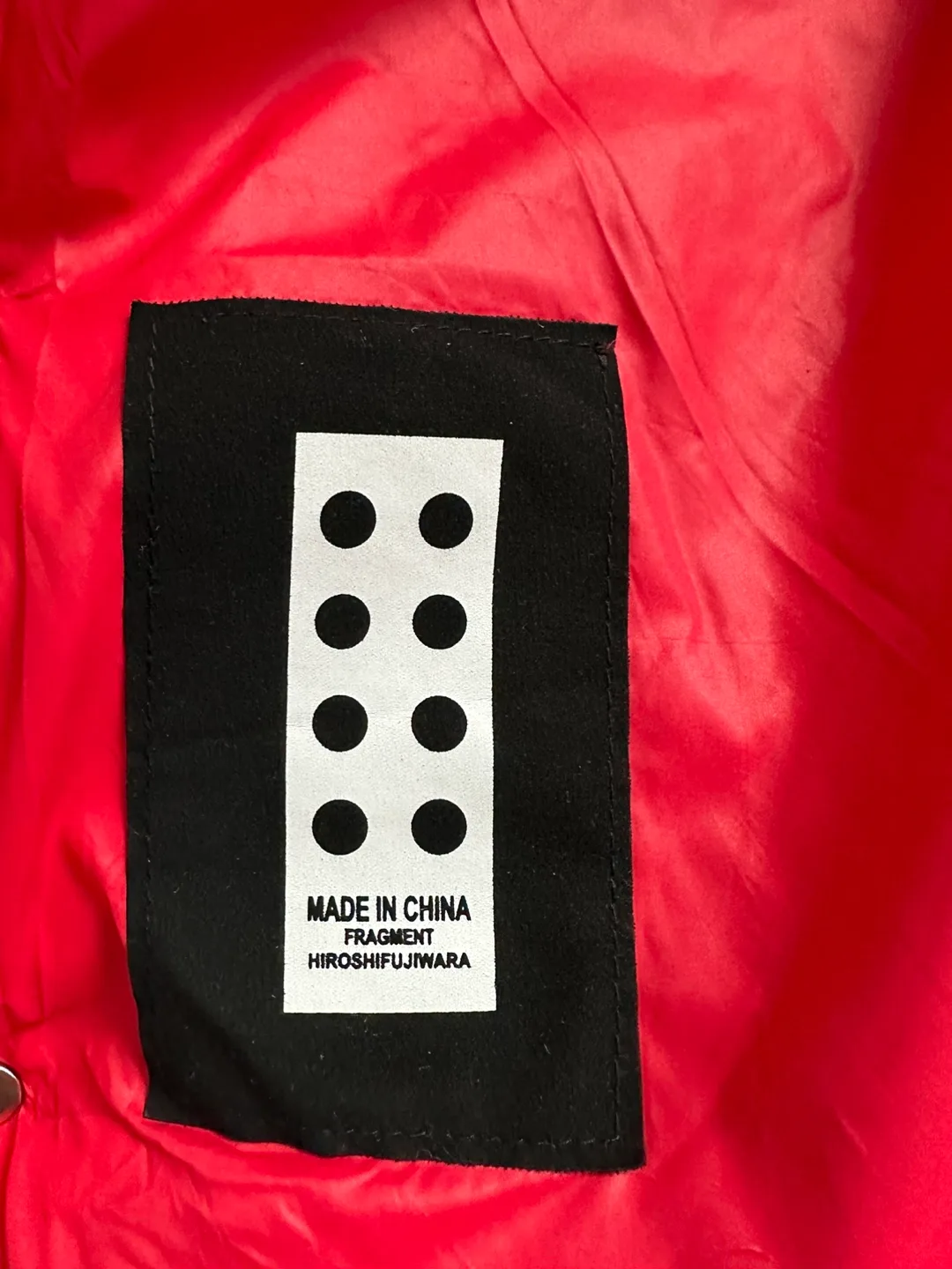 Unisex Blue and Red Down Puffer Jacket image indicator(6)