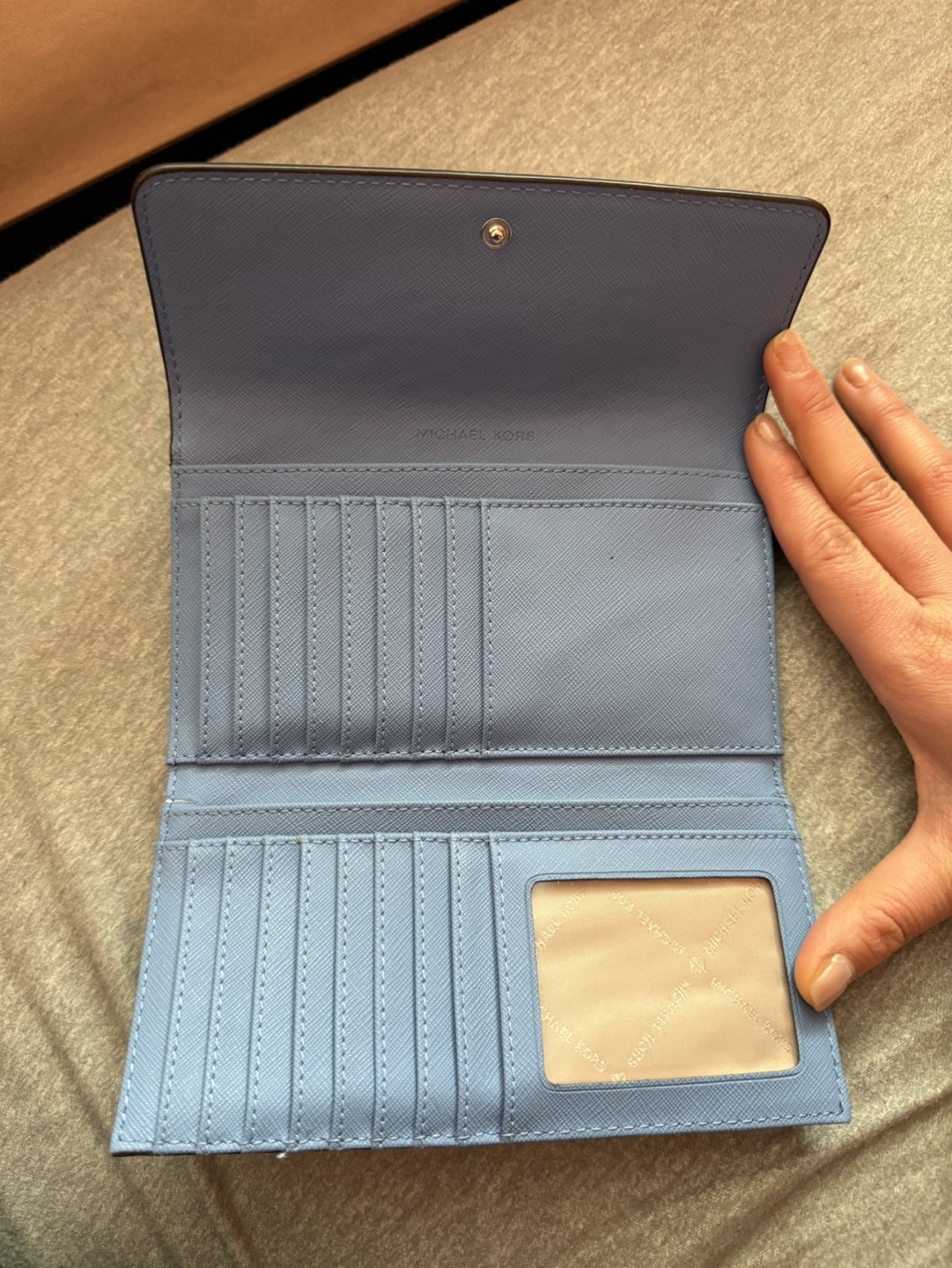 Michael Kors Black and Blue Wallet - photo 2