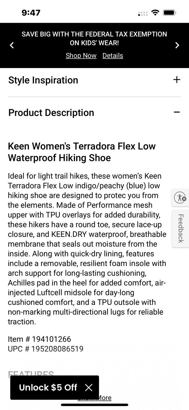 Keen Women's Terradora Flex Low Waterproof Hiking Shoe - photo 2