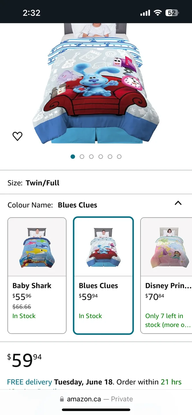 Blue's Clues & You! Twin/Full Bedding Set image indicator(3)